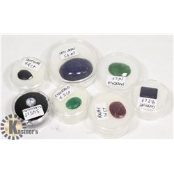 105 CARATS OF RUBY, EMERALD, SAPPHIRE & LAPIS