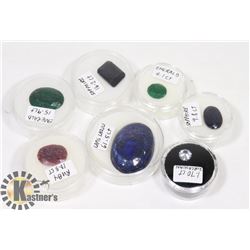 122 CARATS OF RUBY, EMERALD, SAPPHIRE & LAPIS