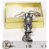 Image 1 : VINTAGE PEWTER MINNIE MOUSE ON CHAIN
