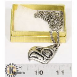 MENS NATIVE BIRD NECKLACE