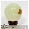 Image 1 : #52-GREEN ONYX SPHERE BALL 160 G