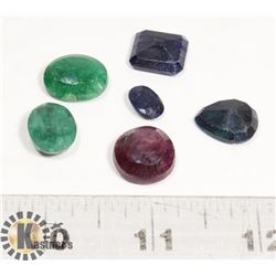 #22-MIX GEMSTONE,RUBY,EMERALD,SAPPHIRE  66.0CT