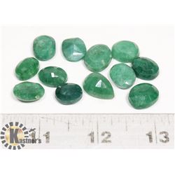 #31-GREEN EMERALD LOOSE GEMSTONE  91.5CT