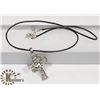 Image 1 : "CROWN OF THORNS" CROSS NECKLACE PENDANT.