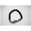 Image 1 : 17)  NATURAL BLACK LAVA STONE BEAD