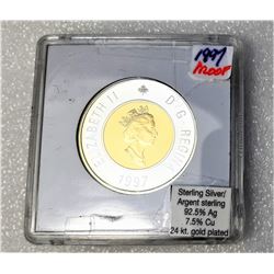 10)  CANADIAN 1987 PROOF TOONIE, 925