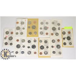 LOT OF 10 VARIOUS CANADIAN PROOF-LIKE COIN SETS