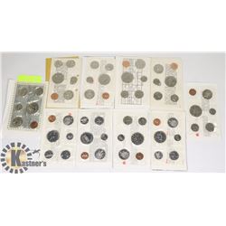 LOT OF 10 VARIOUS CANADIAN PROOF-LIKE COIN SETS