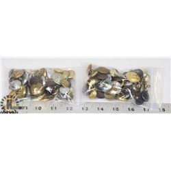 LOT OF 100 VARIOUS VINTAGE POLICE, MILITARY ETC.