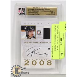 2007/08 IN THE GAME DREW DOUGHTY SIGNED SLABBED