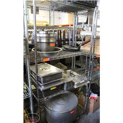 BAILIFF SEIZURE: 4-TIER CHROME WIRE RACK