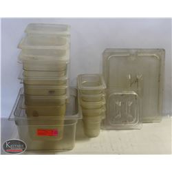 BAILIFF SEIZURE: LOT OF 16 POLY CARB INSERTS W/