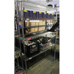 BAILIFF SEIZURE: 4-TIER CHROME WIRE RACK