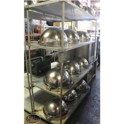 BAILIFF SEIZURE: 4-TIER METRO RACK W/ GALVANIZED