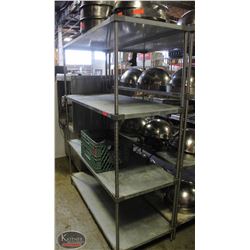 BAILIFF SEIZURE: 4-TIER METRO RACK W/ GALVANIZED