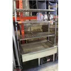 BAILIFF SEIZURE: 3-TIER METRO RACK W/ S/S SHELVES