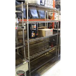 BAILIFF SEIZURE: 5-TIER CHROME WIRE RACK