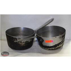 BAILIFF SEIZURE: LOT OF 2-10 QT ALUMINUM STOCK