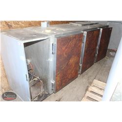 BAILIFF SEIZURE S/S FOSTER 3 DOOR BAR FRIDGE