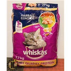 WHISKAS CAT FOOD 7.7KG