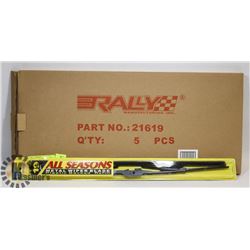 PACK OF 5 NEW ULTRA VISION 19" WIPER BLADES