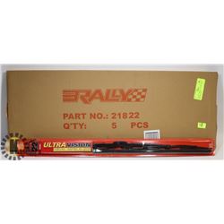 PACK OF 5 NEW 22" ULTRA VISION WIPER BLADES