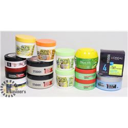 BAG OF HAIR CARE PRODUCTS