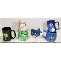 M&M'S MISCELLANEOUS COLLECTIBLE MUGS