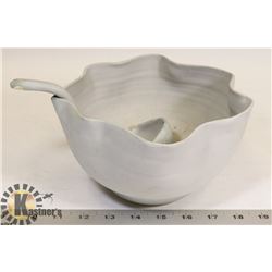 HAND MADE BOWL AND SPOON
