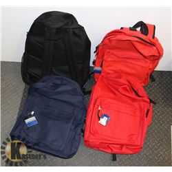 BOX OF NEW BACK PACKS