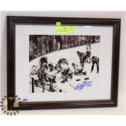 NHL TORONTO MAPLE LEAFS BOBBY BAUN SIGNED PHOTO