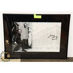 NHL TORONTO MAPLE LEAFS JOHNNY BOWER SIGNED