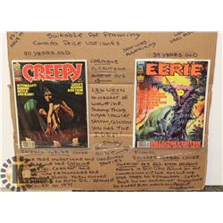 CREEPY #118 & EERIE #125 VINTAGE COMICS.