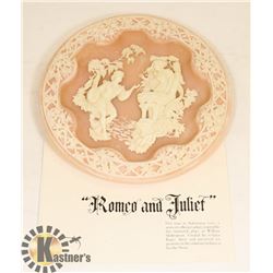 INCOLAY STONE ROMEO AND JULIET COLLECTORS PLATE