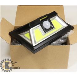 LOT OF 2 NEW SOLAR SECURITY LED LIGHTS