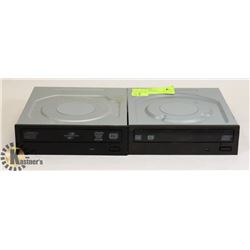 2 DVDS FOR A DESKTOP COMPUTER, NOT TESTED.