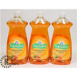 LOT OF 3 PALMOLIVE DISH SOAP
