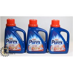 LOT OF 3 PUREX 1.47L LIQUID DETERGENT