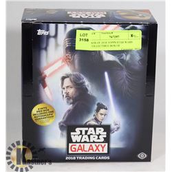 BOX OF 2018 TOPPS STAR WARS COLLECTIBLE BOX OF