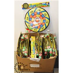 BOX OF NEWKIDS FOAM DART BOARDS