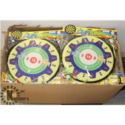 BOX OF NEWKIDS FOAM DART BOARDS