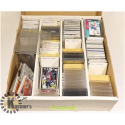 BOX OF STARS, TOP LOADERS AND PLASTIC CASES