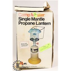 CAMP MASTER SINGLE MANTLE PROPANE LANTERN MODEL