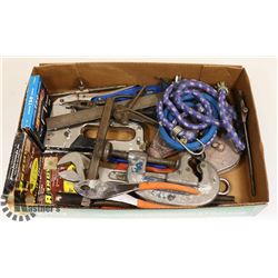 FLAT OF ASSORTED TOOLS AND ACCESSORIES