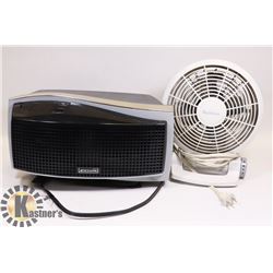 LOT OF 2 FANS - BIONAIRE & HOLMES.