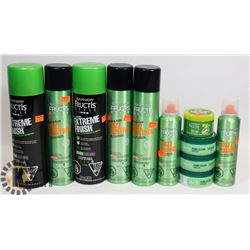 BAG OF ASSORTED HAIR CARE PRODUCTS