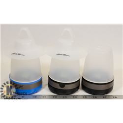 LOT OF 3 EDDIE BAUER 100 LUMEN LANTERNS
