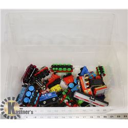 COLLECTION OF DIECAST METAL SCALE TRAINS.