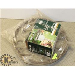 NEW PATIO UMBRELLA BASE PLUS NEW BOX OF GARDEN