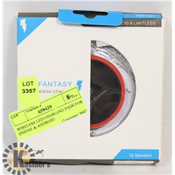 WIRELESS LED CHARGING PADS FOR IPHONE & ANDROID.